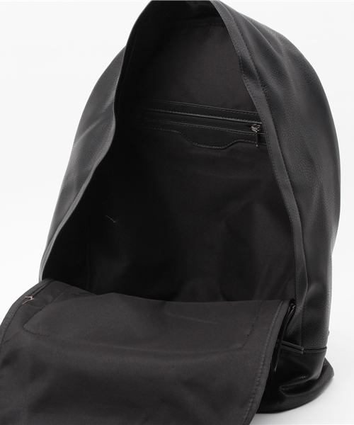 VIBGYOR（ヴィブジョー）の「PUレザービッグバッグパック（バックパック/リュック・メンズ・ブラック・FREE）」の9枚目の写真