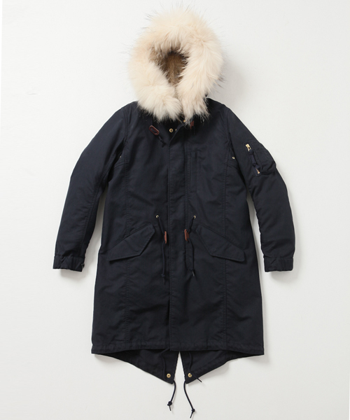 AMERICAN RAG CIE（アメリカンラグシー）の「3WAY モッズコート AMERICAN RAG CIE【WOMEN'S】（モッズコート・レディース・オリーブ/ネイビー/キャメル/オフホワイト/ホワイト×ゴールド/ブラック/ブラック×ゴールド/グリーン系その他/ブルー系その他/イエロー系その他・0/00）」の8枚目の写真