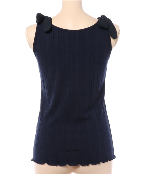 Heather（ヘザー）の「カタリボンテレコタンク  729811（タンクトップ・レディース・サックスブルー/ネイビー/オフホワイト・FREE）」の4枚目の写真