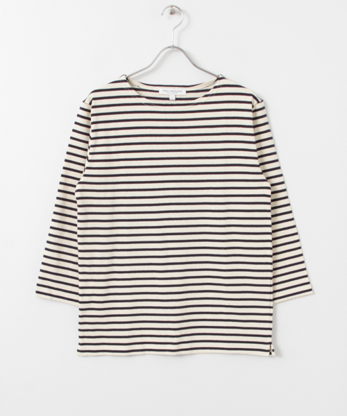 URBAN RESEARCH(アーバンリサーチ)の「UR バスクシャツ(Tシャツ/カットソー・メンズ・ブラック/ブラック系その他/ホワイト/ホワイト系その他/キャメル/グレー・LARGE/SMALL/MEDIUM)」の16枚目の写真