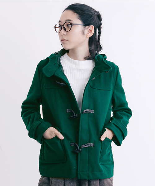 MERLOT（メルロー）の「ZOZO限定ショートダッフルコート455-6527N-TK（ダッフルコート・レディース・グレー/ベージュ/ネイビー/ブラック/ワイン/グリーン/キャメル・FREE/M/L）」の5枚目の写真