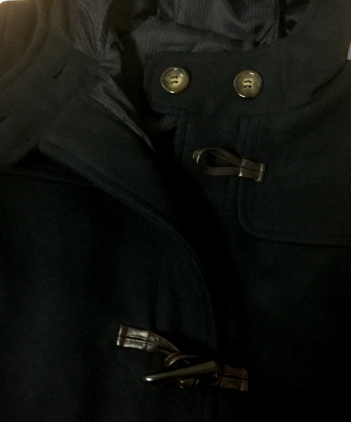 MERLOT（メルロー）の「ZOZO限定ショートダッフルコート455-6527N-TK（ダッフルコート・レディース・グレー/ベージュ/ネイビー/ブラック/ワイン/グリーン/キャメル・FREE/M/L）」の12枚目の写真