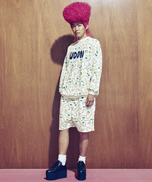 PUNYUS | フード総柄スウェット(パーカー)