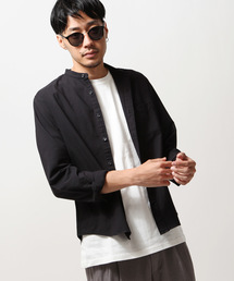 【MADE IN JAPAN】オックスフォード バンドカラーシャツ 【日本製】