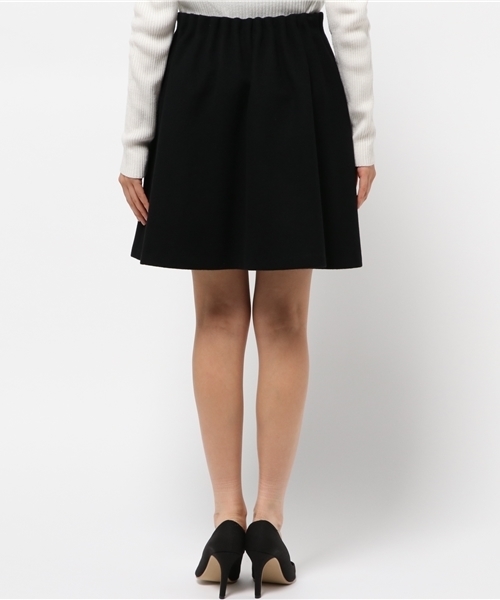 BLUE LABEL CRESTBRIDGE(ブルーレーベルクレストブリッジ)の「ビーバーメルトン ゴムギャザースカート(スカート・レディース・ベージュ/ピンク/ブラック・36/38)」の6枚目の写真