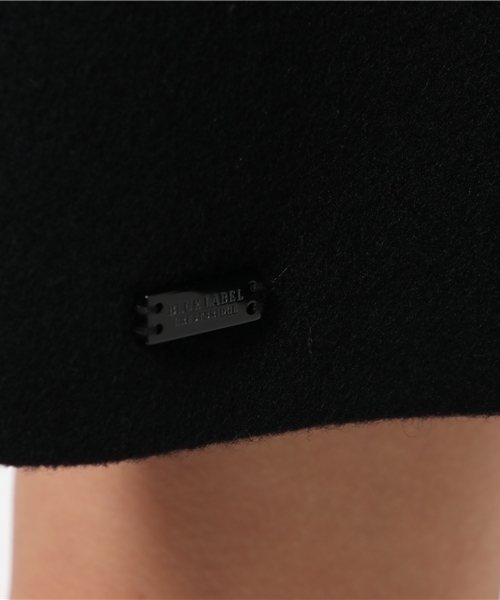 BLUE LABEL CRESTBRIDGE(ブルーレーベルクレストブリッジ)の「ビーバーメルトン ゴムギャザースカート(スカート・レディース・ベージュ/ピンク/ブラック・36/38)」の9枚目の写真