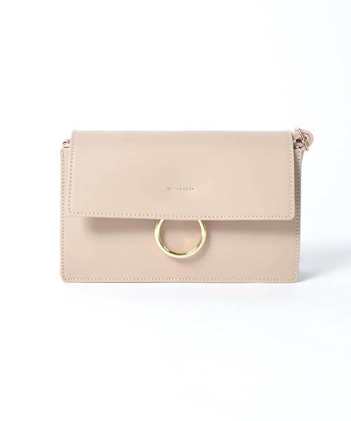 Khaju（カージュ）の「MARCO BIANCHINI:リングスクエアバッグ◇（ショルダーバッグ・レディース・ゴールド/ブラック/ピンク・ONE SIZE）」の5枚目の写真