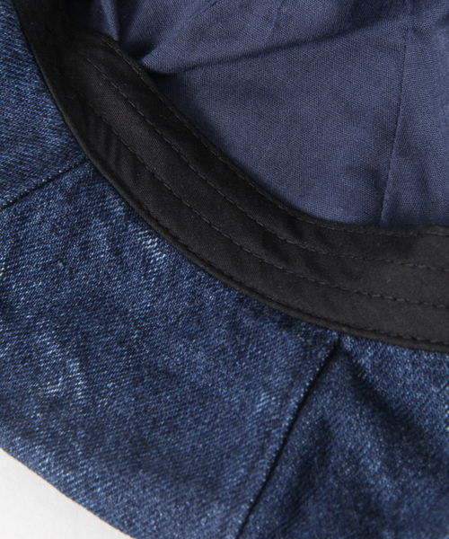 URBAN RESEARCH DOORS MENS（アーバンリサーチ ドアーズ メンズ）の「DOORS DENIM BERET（ハンチング/ベレー帽・メンズ・ブルー/ネイビー・ONE）」の6枚目の写真