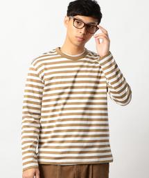 green label relaxing | CM シルケット ボーダー クルーネック カットソー(Tシャツ/カットソー)