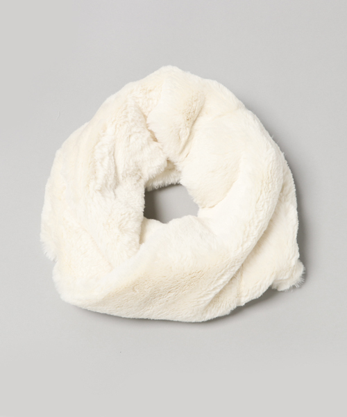 MERLOT（メルロー）の「ボリュームファースヌード571-1437（ストール/ショール・レディース・アイボリー/ベージュ/グレー/ライトベージュ・FREE）」の2枚目の写真