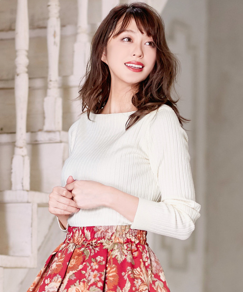 KOBE LETTUCE（コウベレタス）の「3typeリブニットトップス（ニット/セーター・レディース・ピンク系その他/パープル系その他/ブラック系その他/イエロー系その他/ホワイト系その他/グリーン系その他/グレー系その他/ブラウン系その他/ピンク系その他2/ブラック系その他2/グリーン系その他2/ブラウン系その他2/ホワイト系その他2/グレー系その他2/パープル系その他2/ブラウン系その他3/ブルー系その他2/イエロー系その他3/ブラウン系その他4/ブルー系その他/ピンク系その他4/ベージュ系その他2/パープル系その他3/イエロー系その他4/ピンク系その他3/ベージュ系その他/パープル系その他4/レッド系その他/グレー系その他5/ブラック系その他3/パープル系その他6/ベージュ系その他4/グリーン系その他3/ベージュ系その他3/グレー系その他3/ベージュ系その他5/パープル/ホワイト系その他3/パープル系その他7/ピンク系その他5/ブルー系その他4/ブルー系その他3/パープル系その他5/ブルー系その他5/グレー系その他4/ブラウン系その他5/グレー系その他6/イエロー系その他6/その他2/ブルー系その他6/その他1/その他3/ベージュ系その他6/その他5/モカ/ベージュ系その他7/イエロー系その他5/イエロー系その他7/その他4/その他6・FREE）」の3枚目の写真