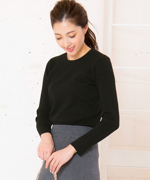 KOBE LETTUCE（コウベレタス）の「3typeリブニットトップス（ニット/セーター・レディース・ピンク系その他/パープル系その他/ブラック系その他/イエロー系その他/ホワイト系その他/グリーン系その他/グレー系その他/ブラウン系その他/ピンク系その他2/ブラック系その他2/グリーン系その他2/ブラウン系その他2/ホワイト系その他2/グレー系その他2/パープル系その他2/ブラウン系その他3/ブルー系その他2/イエロー系その他3/ブラウン系その他4/ブルー系その他/ピンク系その他4/ベージュ系その他2/パープル系その他3/イエロー系その他4/ピンク系その他3/ベージュ系その他/パープル系その他4/レッド系その他/グレー系その他5/ブラック系その他3/パープル系その他6/ベージュ系その他4/グリーン系その他3/ベージュ系その他3/グレー系その他3/ベージュ系その他5/パープル/ホワイト系その他3/パープル系その他7/ピンク系その他5/ブルー系その他4/ブルー系その他3/パープル系その他5/ブルー系その他5/グレー系その他4/ブラウン系その他5/グレー系その他6/イエロー系その他6/その他2/ブルー系その他6/その他1/その他3/ベージュ系その他6/その他5/モカ/ベージュ系その他7/イエロー系その他5/イエロー系その他7/その他4/その他6・FREE）」の7枚目の写真