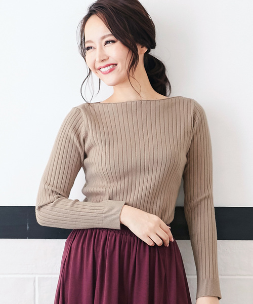 KOBE LETTUCE（コウベレタス）の「3typeリブニットトップス（ニット/セーター・レディース・ピンク系その他/パープル系その他/ブラック系その他/イエロー系その他/ホワイト系その他/グリーン系その他/グレー系その他/ブラウン系その他/ピンク系その他2/ブラック系その他2/グリーン系その他2/ブラウン系その他2/ホワイト系その他2/グレー系その他2/パープル系その他2/ブラウン系その他3/ブルー系その他2/イエロー系その他3/ブラウン系その他4/ブルー系その他/ピンク系その他4/ベージュ系その他2/パープル系その他3/イエロー系その他4/ピンク系その他3/ベージュ系その他/パープル系その他4/レッド系その他/グレー系その他5/ブラック系その他3/パープル系その他6/ベージュ系その他4/グリーン系その他3/ベージュ系その他3/グレー系その他3/ベージュ系その他5/パープル/ホワイト系その他3/パープル系その他7/ピンク系その他5/ブルー系その他4/ブルー系その他3/パープル系その他5/ブルー系その他5/グレー系その他4/ブラウン系その他5/グレー系その他6/イエロー系その他6/その他2/ブルー系その他6/その他1/その他3/ベージュ系その他6/その他5/モカ/ベージュ系その他7/イエロー系その他5/イエロー系その他7/その他4/その他6・FREE）」の9枚目の写真