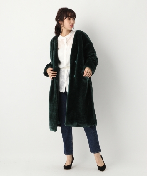 A part by（アパートバイ）の「カットJQDハナガラブラウス　776478 （シャツ/ブラウス・レディース・ブラック/オフホワイト・FREE）」の15枚目の写真