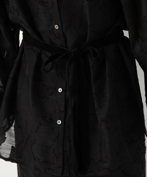 A part by（アパートバイ）の「カットJQDハナガラブラウス　776478 （シャツ/ブラウス・レディース・ブラック/オフホワイト・FREE）」の22枚目の写真