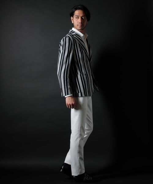 MICHEL KLEIN HOMME (ミッシェルクランオム)の「残りわずか!【オンライン限定プライス】ジャケット(ノクターンストライプ)(テーラードジャケット・メンズ・ネイビー・MEDIUM/LARGE/SMALL/X-LARGE/XX-LARGE)」の13枚目の写真