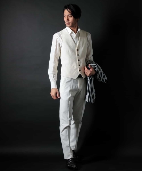 MICHEL KLEIN HOMME (ミッシェルクランオム)の「残りわずか!【オンライン限定プライス】ジャケット(ノクターンストライプ)(テーラードジャケット・メンズ・ネイビー・MEDIUM/LARGE/SMALL/X-LARGE/XX-LARGE)」の10枚目の写真