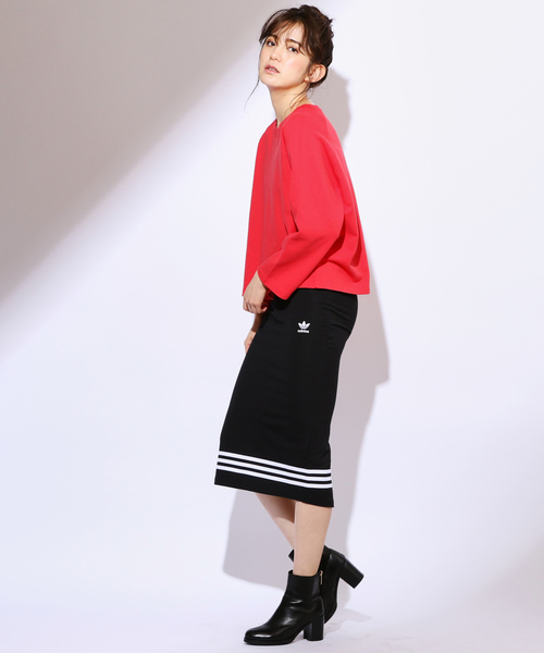 CIAOPANIC（チャオパニック）の「ミニ裏毛ラグランプルオーバー（Tシャツ/カットソー・レディース・ホワイト/パープル/レッド/グリーン・FREE）」の21枚目の写真