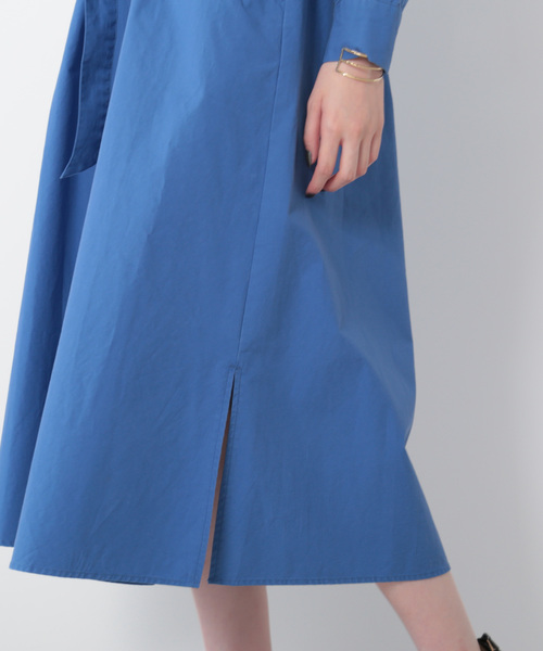 N.（N. Natural Beauty Basic）（エヌエヌナチュラルビューティーベーシック）の「◆オープンカラーシャツワンピース（シャツワンピース・レディース・カーキ/ブルー/ネイビー・MEDIUM）」の13枚目の写真