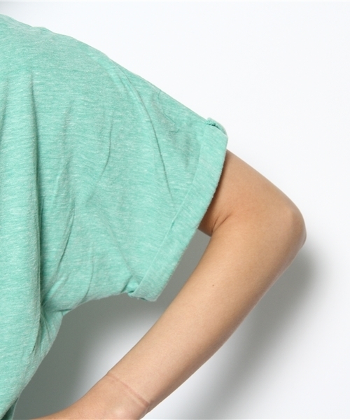 SHIPS for women（シップスフォーウィメン）の「RETRO SPORT:Tシャツ（Tシャツ/カットソー・レディース・グレー/ブラック/グリーン/ライトブルー/イエロー・ONE SIZE）」の10枚目の写真