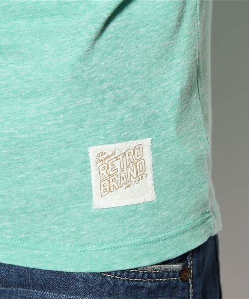 SHIPS for women（シップスフォーウィメン）の「RETRO SPORT:Tシャツ（Tシャツ/カットソー・レディース・グレー/ブラック/グリーン/ライトブルー/イエロー・ONE SIZE）」の12枚目の写真