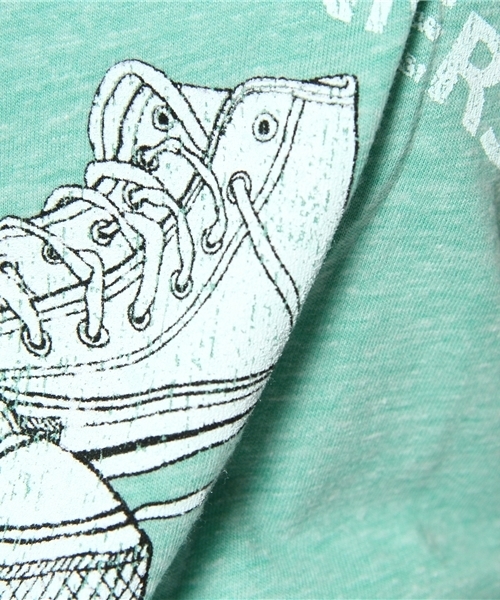 SHIPS for women（シップスフォーウィメン）の「RETRO SPORT:Tシャツ（Tシャツ/カットソー・レディース・グレー/ブラック/グリーン/ライトブルー/イエロー・ONE SIZE）」の13枚目の写真