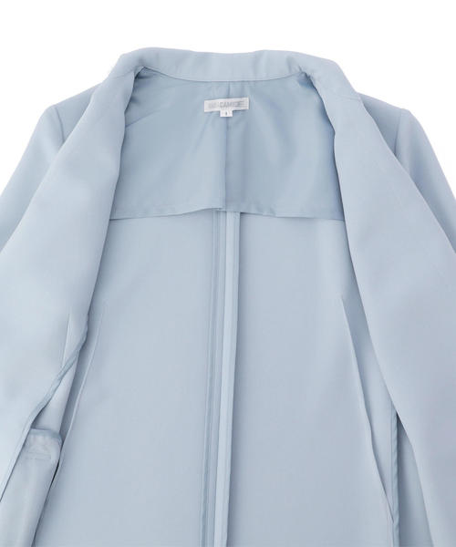 NARACAMICIE（ナラカミーチェ）の「【セットアップスーツ対応】テーラードロングジャケット（テーラードジャケット・レディース・ブルー/ネイビー/ピンク・SMALL/MEDIUM/LARGE）」の15枚目の写真