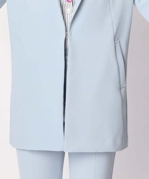 NARACAMICIE（ナラカミーチェ）の「【セットアップスーツ対応】テーラードロングジャケット（テーラードジャケット・レディース・ブルー/ネイビー/ピンク・SMALL/MEDIUM/LARGE）」の19枚目の写真