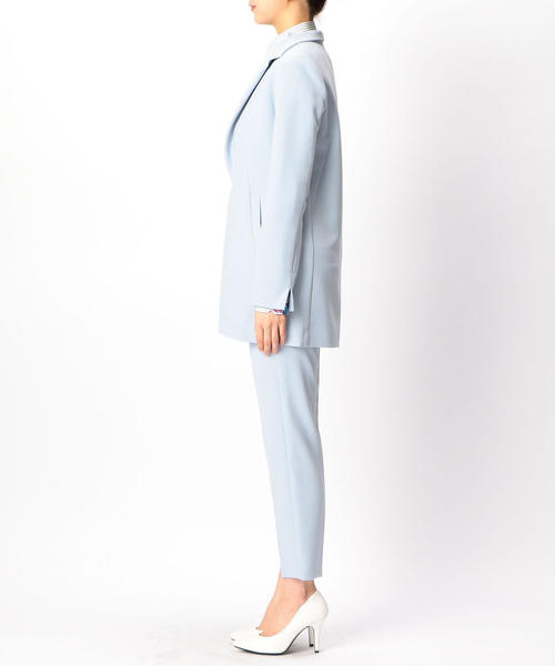 NARACAMICIE（ナラカミーチェ）の「【セットアップスーツ対応】テーラードロングジャケット（テーラードジャケット・レディース・ブルー/ネイビー/ピンク・SMALL/MEDIUM/LARGE）」の21枚目の写真