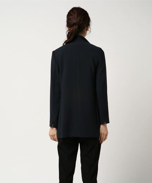 NARACAMICIE（ナラカミーチェ）の「【セットアップスーツ対応】テーラードロングジャケット（テーラードジャケット・レディース・ブルー/ネイビー/ピンク・SMALL/MEDIUM/LARGE）」の10枚目の写真