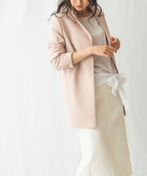 NARACAMICIE | 【セットアップスーツ対応】テーラードロングジャケット(テーラードジャケット)