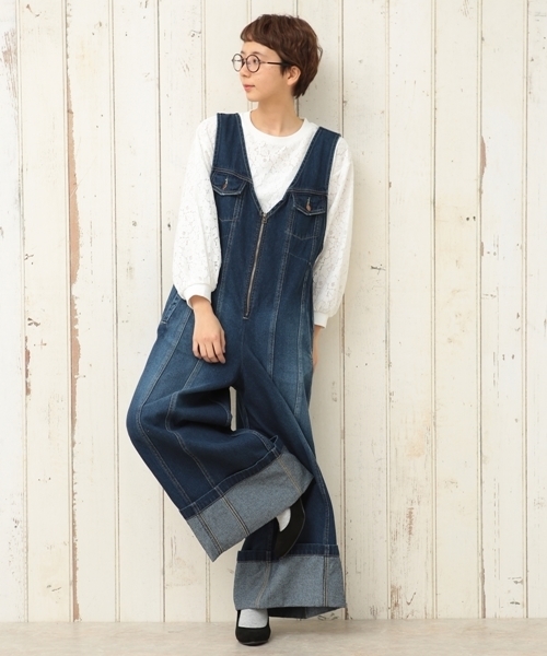 cepo（セポ）の「3RDタイプサロペット（サロペット/オーバーオール・レディース・ワンウォッシュ/ダークインディゴブルー・M/S）」の2枚目の写真