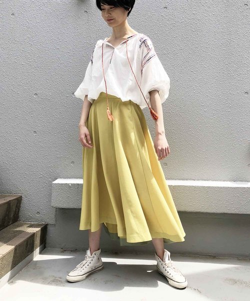 PICCIN（ピッチン）の「【WEB限定】カラフルエスニック刺繍ブラウス（シャツ/ブラウス・レディース・ネイビー/ブラウン/オフホワイト・MEDIUM）」の17枚目の写真