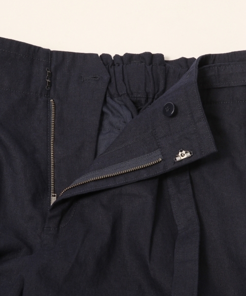 GLOBAL WORK（グローバルワーク）の「リネンベルトツキストレートパンツ/792875（その他パンツ・レディース・ネイビー/ライトベージュ・MEDIUM/SMALL）」の11枚目の写真