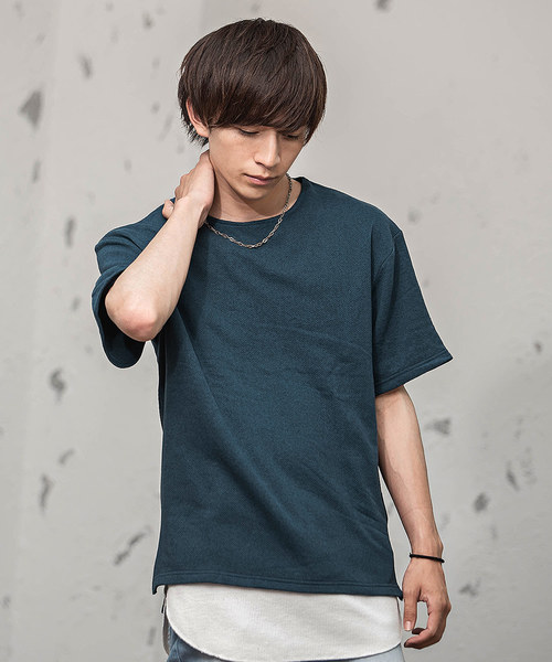 MinoriTY（マイノリティ）の「Tシャツ/ラフゲージビッグTシャツ（Tシャツ/カットソー・メンズ・ホワイト/ダークグリーン/パープル/ネイビー・M/L）」の4枚目の写真