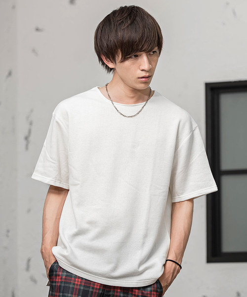 MinoriTY（マイノリティ）の「Tシャツ/ラフゲージビッグTシャツ（Tシャツ/カットソー・メンズ・ホワイト/ダークグリーン/パープル/ネイビー・M/L）」の2枚目の写真