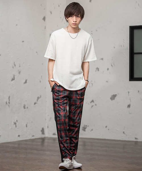 MinoriTY（マイノリティ）の「Tシャツ/ラフゲージビッグTシャツ（Tシャツ/カットソー・メンズ・ホワイト/ダークグリーン/パープル/ネイビー・M/L）」の5枚目の写真