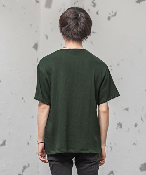 MinoriTY（マイノリティ）の「Tシャツ/ラフゲージビッグTシャツ（Tシャツ/カットソー・メンズ・ホワイト/ダークグリーン/パープル/ネイビー・M/L）」の10枚目の写真