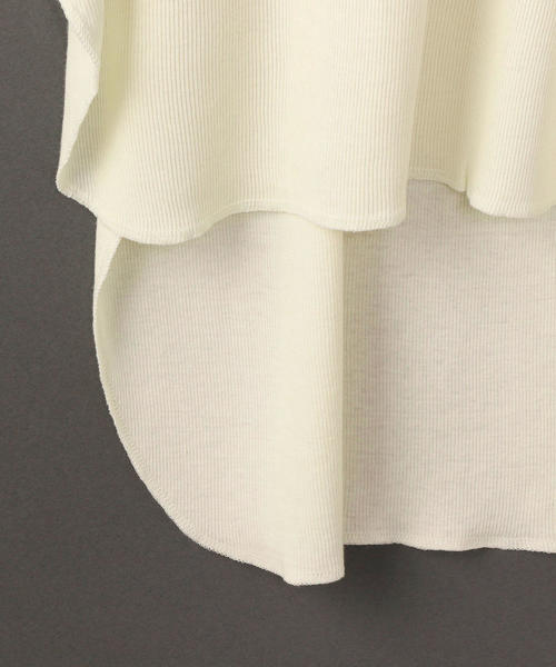 6（ロク）の「＜6(ROKU)＞SUKE TERECO PULL OVER/プルオーバー（Tシャツ/カットソー・レディース・ケリー/ホワイト/ブラック・FREE）」の6枚目の写真