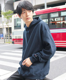 Champion HOODED オーバーサイズ プルオーバーパーカー