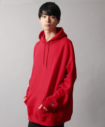Champion HOODED オーバーサイズ プルオーバーパーカー