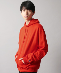 Champion HOODED オーバーサイズ プルオーバーパーカー