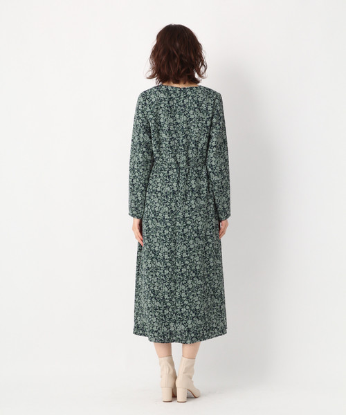 A part by（アパートバイ）の「ＰボタンVネックワンピース 822096（ワンピース・レディース・カーキ/ブルー系その他/イエロー系その他・FREE）」の15枚目の写真