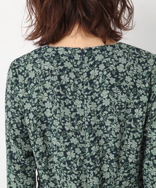 A part by（アパートバイ）の「ＰボタンVネックワンピース 822096（ワンピース・レディース・カーキ/ブルー系その他/イエロー系その他・FREE）」の13枚目の写真