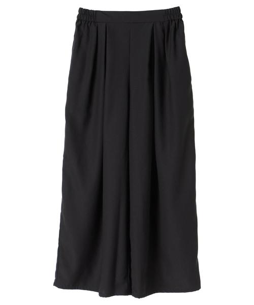 AMERICAN HOLIC（アメリカンホリック）の「ダブルタックワイドパンツ（その他パンツ・レディース・ブラック/ベージュ/ドット/カーキ/モカ・M/L）」の6枚目の写真