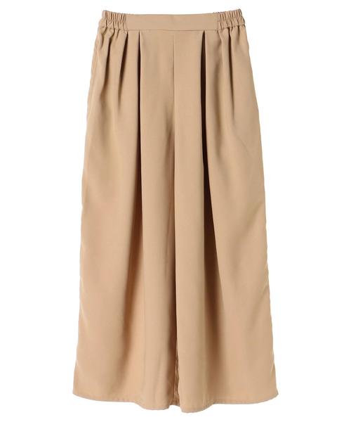 AMERICAN HOLIC（アメリカンホリック）の「ダブルタックワイドパンツ（その他パンツ・レディース・ブラック/ベージュ/ドット/カーキ/モカ・M/L）」の7枚目の写真