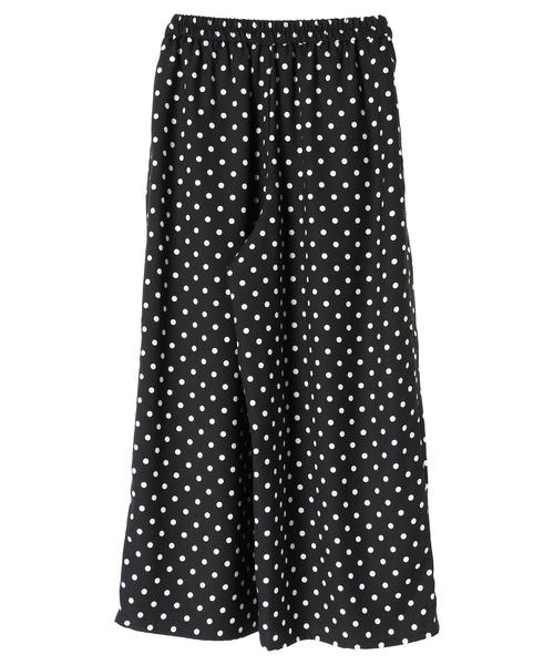 AMERICAN HOLIC（アメリカンホリック）の「ダブルタックワイドパンツ（その他パンツ・レディース・ブラック/ベージュ/ドット/カーキ/モカ・M/L）」の13枚目の写真