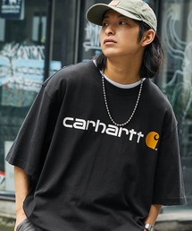 Carhartt | carhartt/カーハート Workwear ビッグシルエット ポケット半袖 ロゴ Tシャツ  ワッペン トップス 2022(Tシャツ/カットソー)