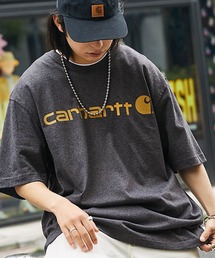 carhartt/カーハート Workwear ビッグシルエット 胸ポケット ロゴワッペン 半袖Tシャツ