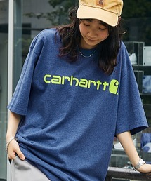 carhartt/カーハート Workwear ビッグシルエット 胸ポケット ロゴワッペン 半袖Tシャツ